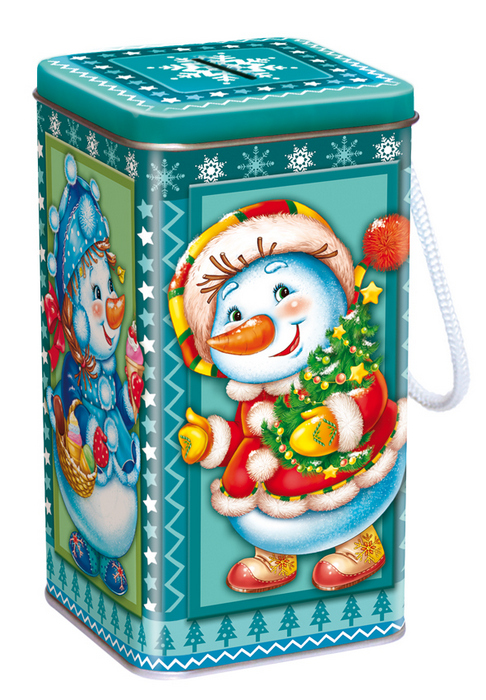 сладкий новогодний подарок Копилка Снеговики (Ж0500С02019)